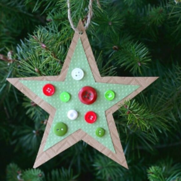 Decorated Handmade Ornament Set (6 pack) - Picture 1 of 1